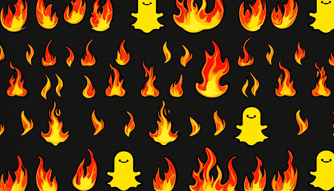 C'est quoi les flammes sur snapchat