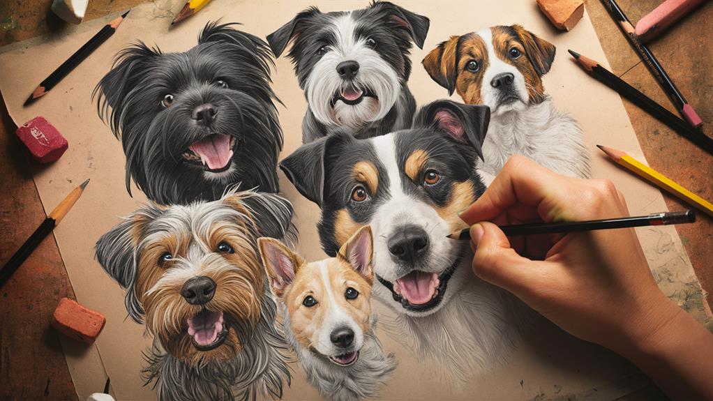 dessiner des chiens facilement