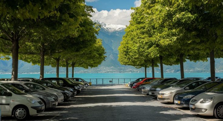 free parking annecy available